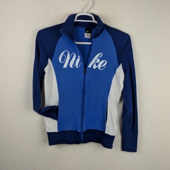 Nike Jackets & Blazers - NIKE Retro Spellout Logo Stretch Track Jacket